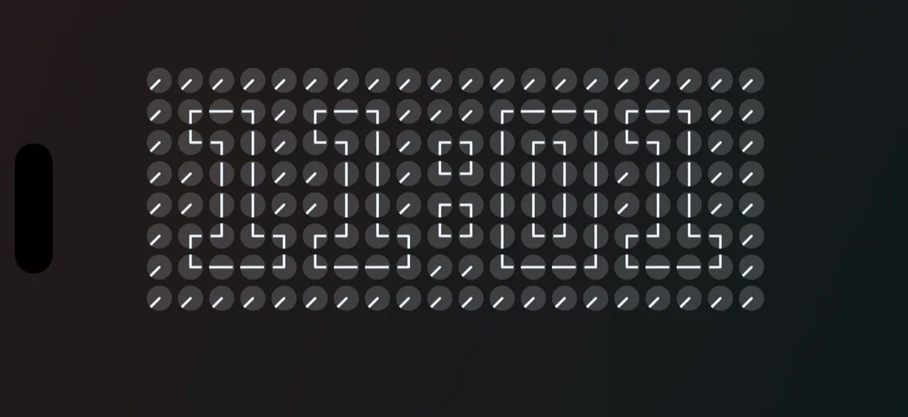 Dot Matrix Clock