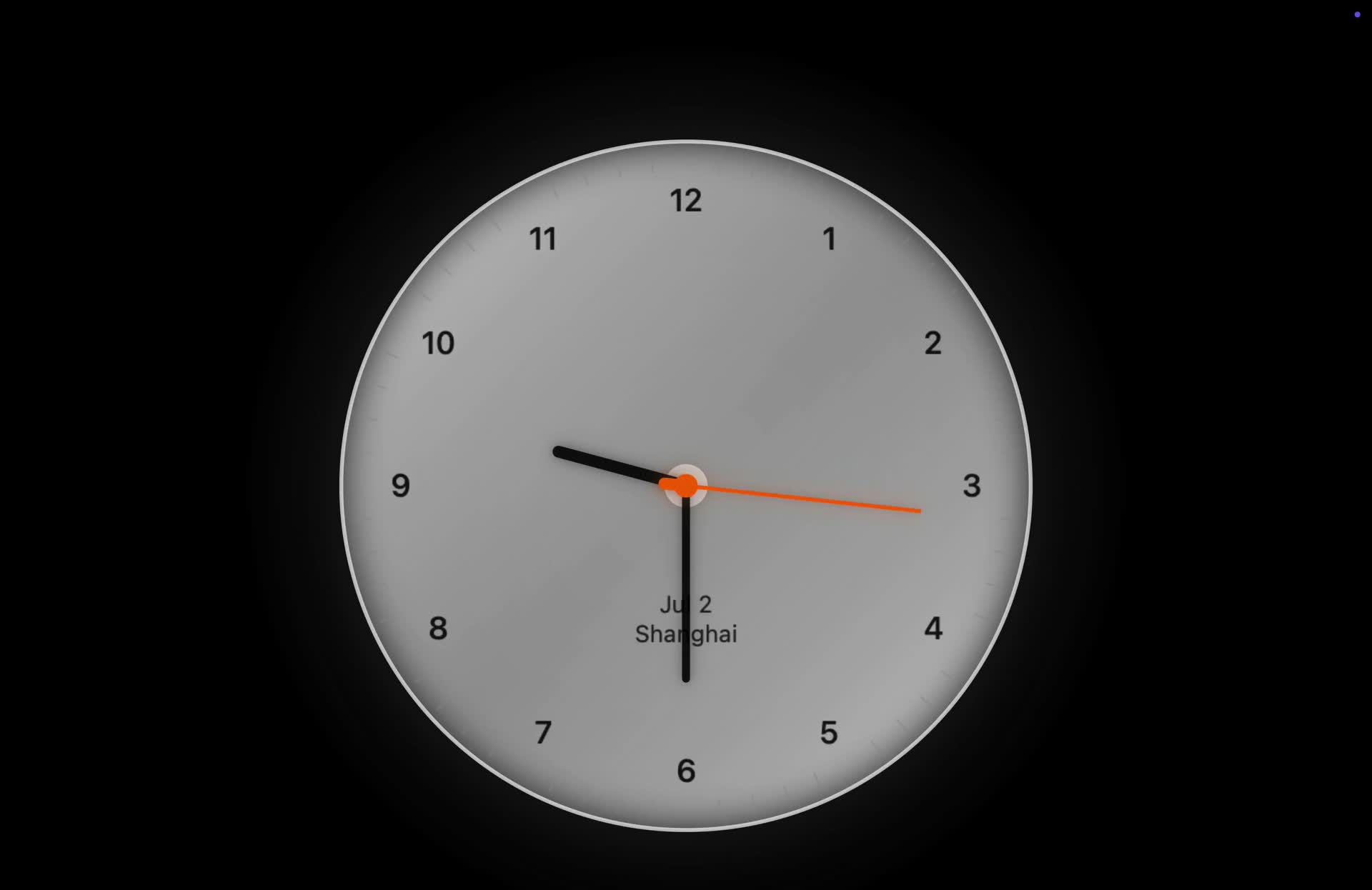 Braun Clock Screensaver Preview