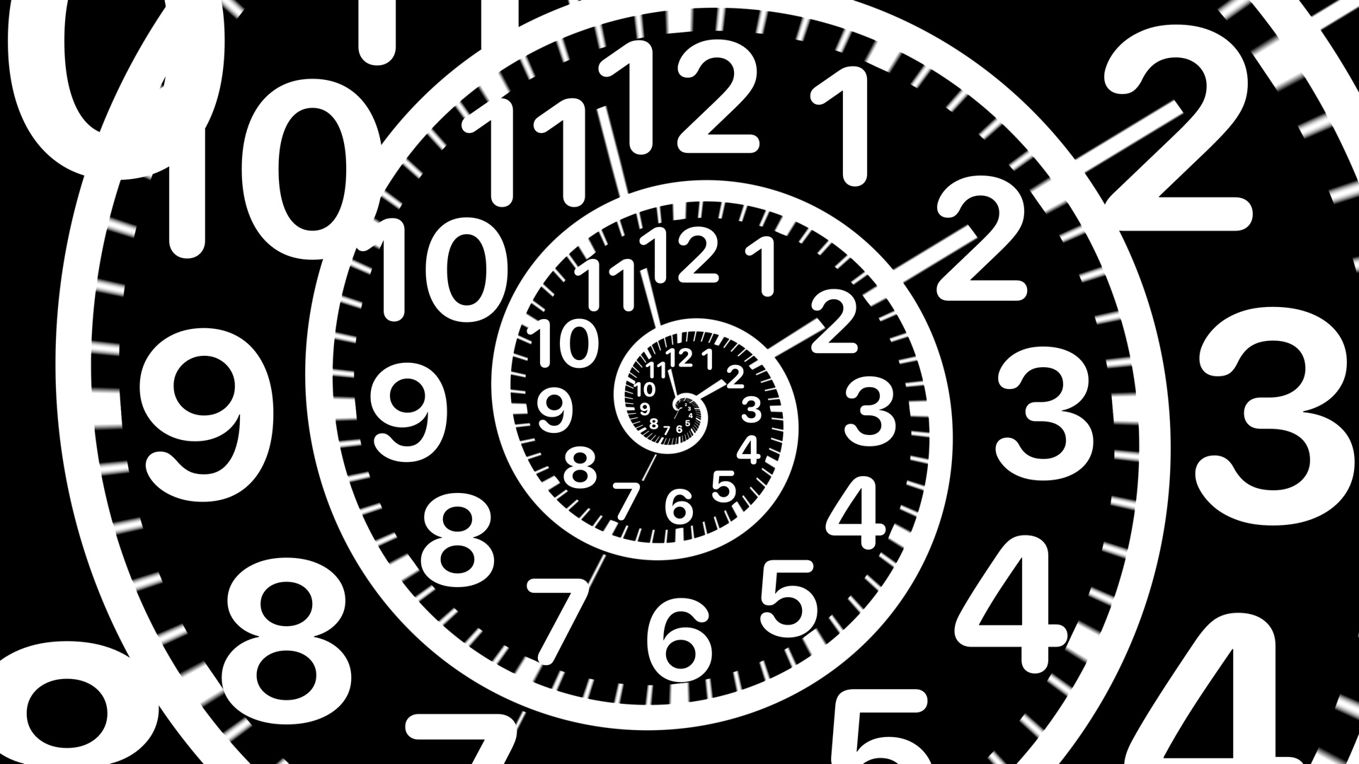 Spiral Clock Screensaver Preview